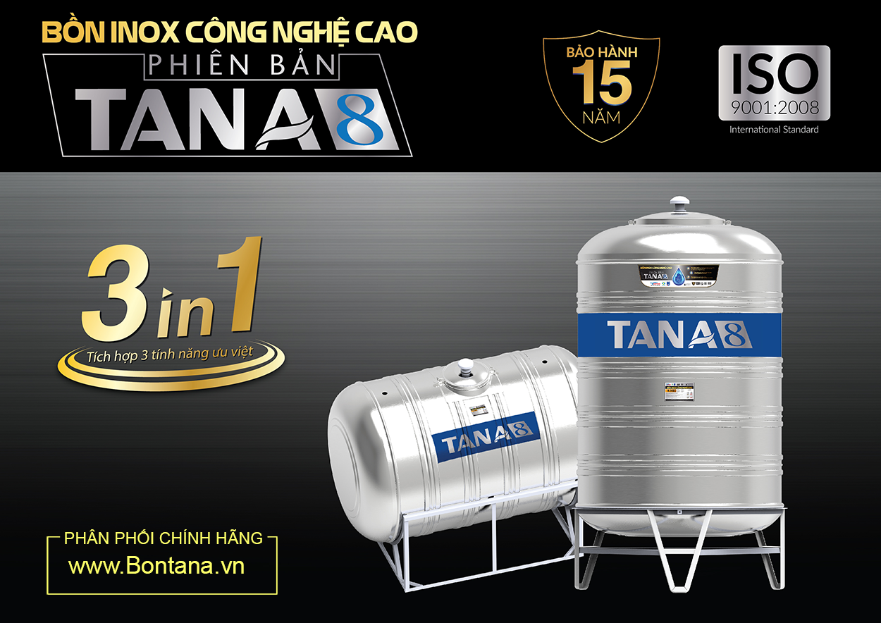 Bồn nước Tân Á 8 mới nhất